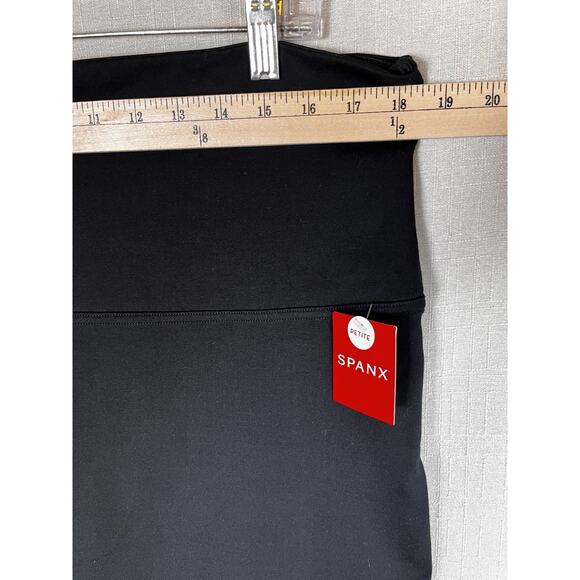 Spanx Womens Size 3X Petite Pants Leggings Style 20262Q Black Pull On High Waist - Picture 2 of 9